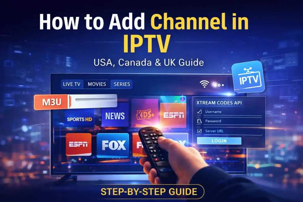 How to Add Channel in IPTV